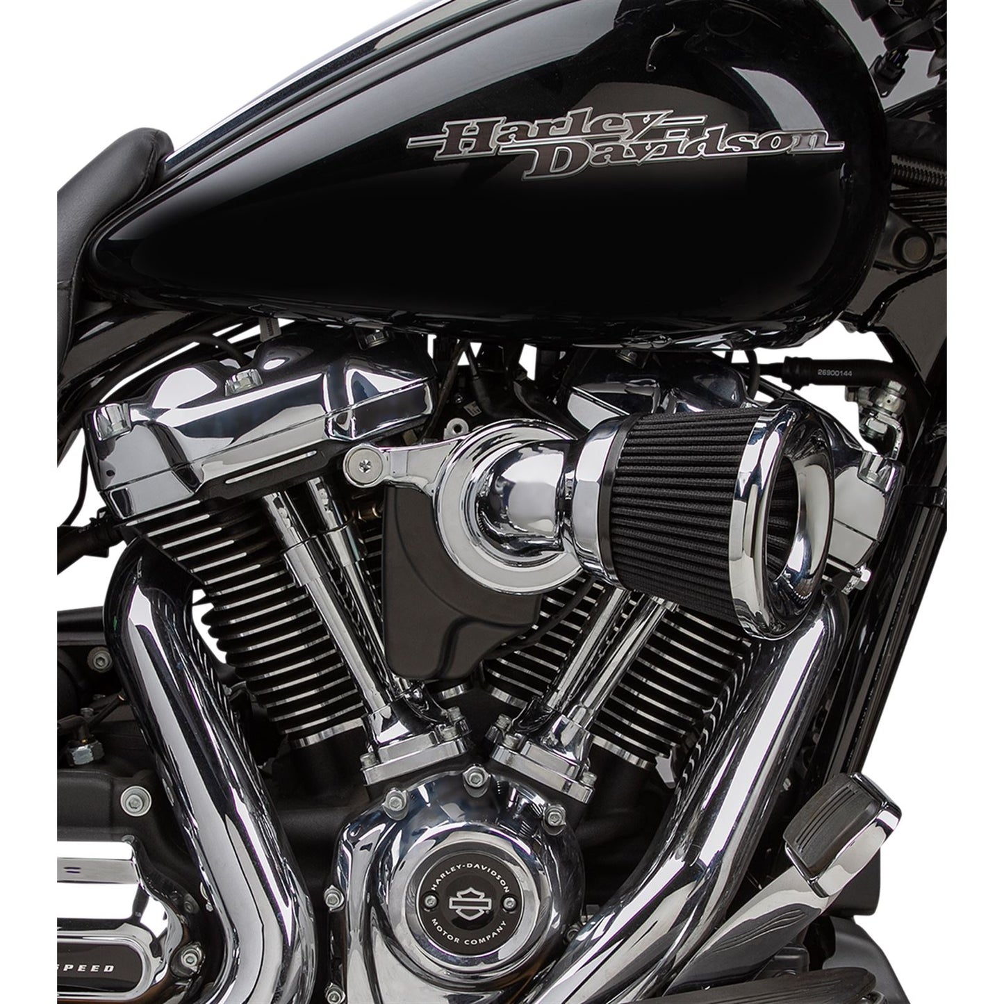 Arlen Ness Velocity 65° Air Cleaner Kit for '00-17 Twin Cam - Chrome 81-205_344691