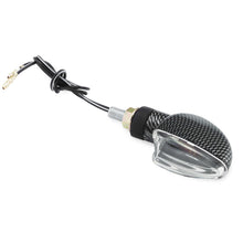 BikeMaster Universal Mini-Stalk Turn Signals Carbon 2-5/8" 122-9830_92197