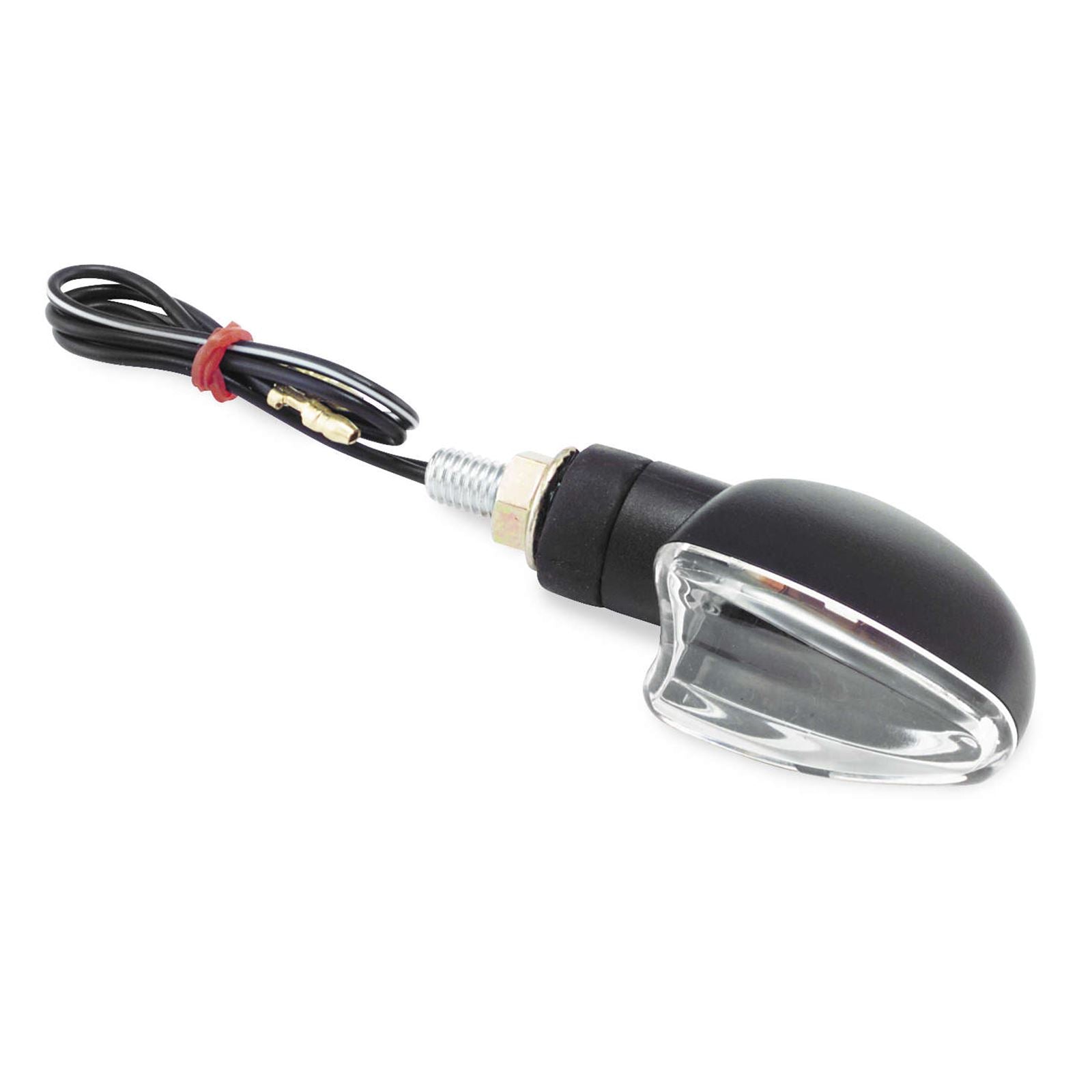BikeMaster Universal Mini-Stalk Turn Signals Black 2-5/8" 122-9835_92199