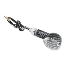 BikeMaster Universal Mini-Stalk Turn Signals Carbon 2-5/16" 122-9820_92201