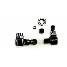 2FastMoto 11.3mm 90 Degree Metal Tire Valve Stems - Black - Set of 2 [MPN: 09-3040B]_935428