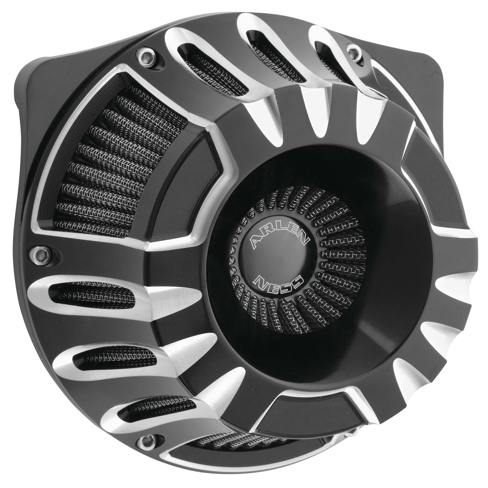 Arlen Ness Air Cleaner Deep Cut - '17-18FL Black 18-917_92245