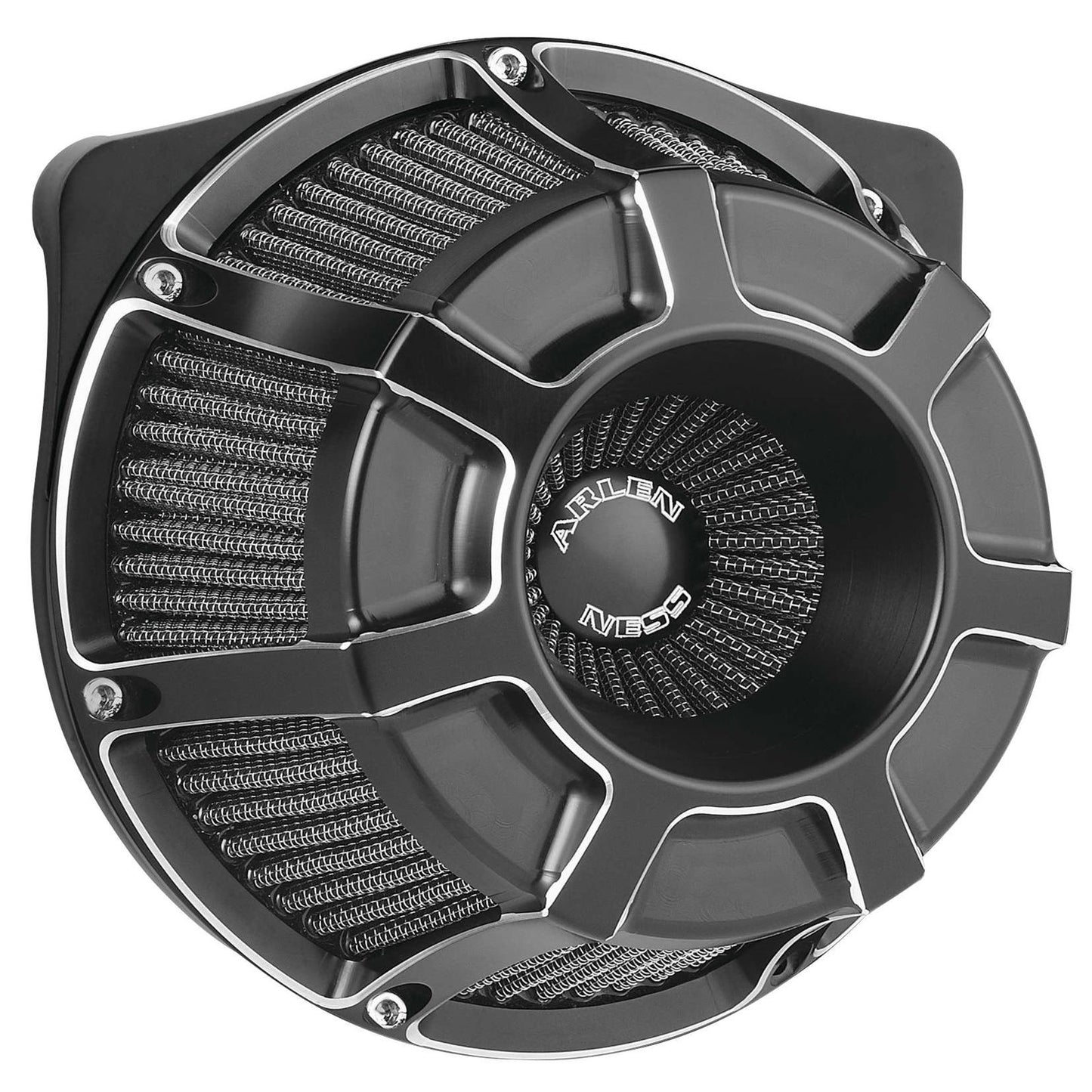 Arlen Ness Air Cleaner Beveled  - '17-18FL Black 18-919_92247