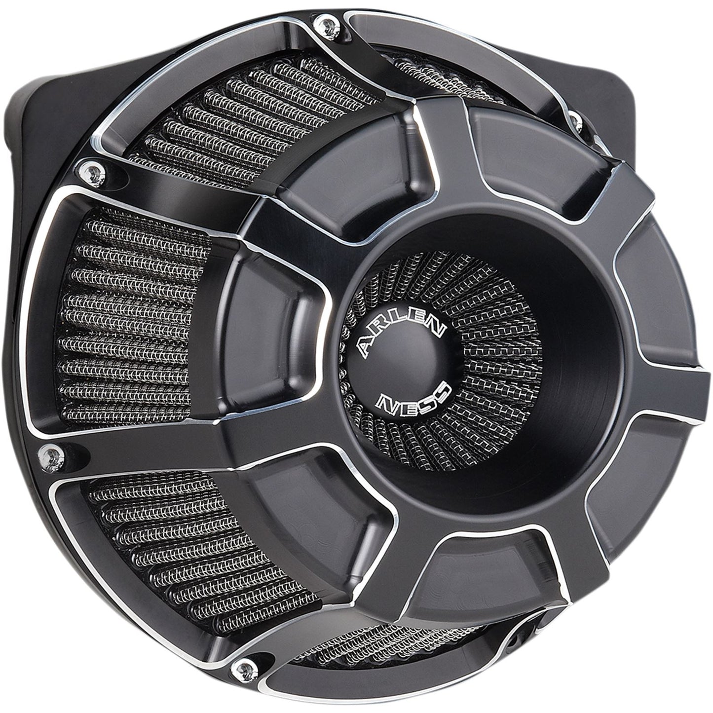 Arlen Ness Air Cleaner Beveled  - '17-18FL Black 18-919_344595