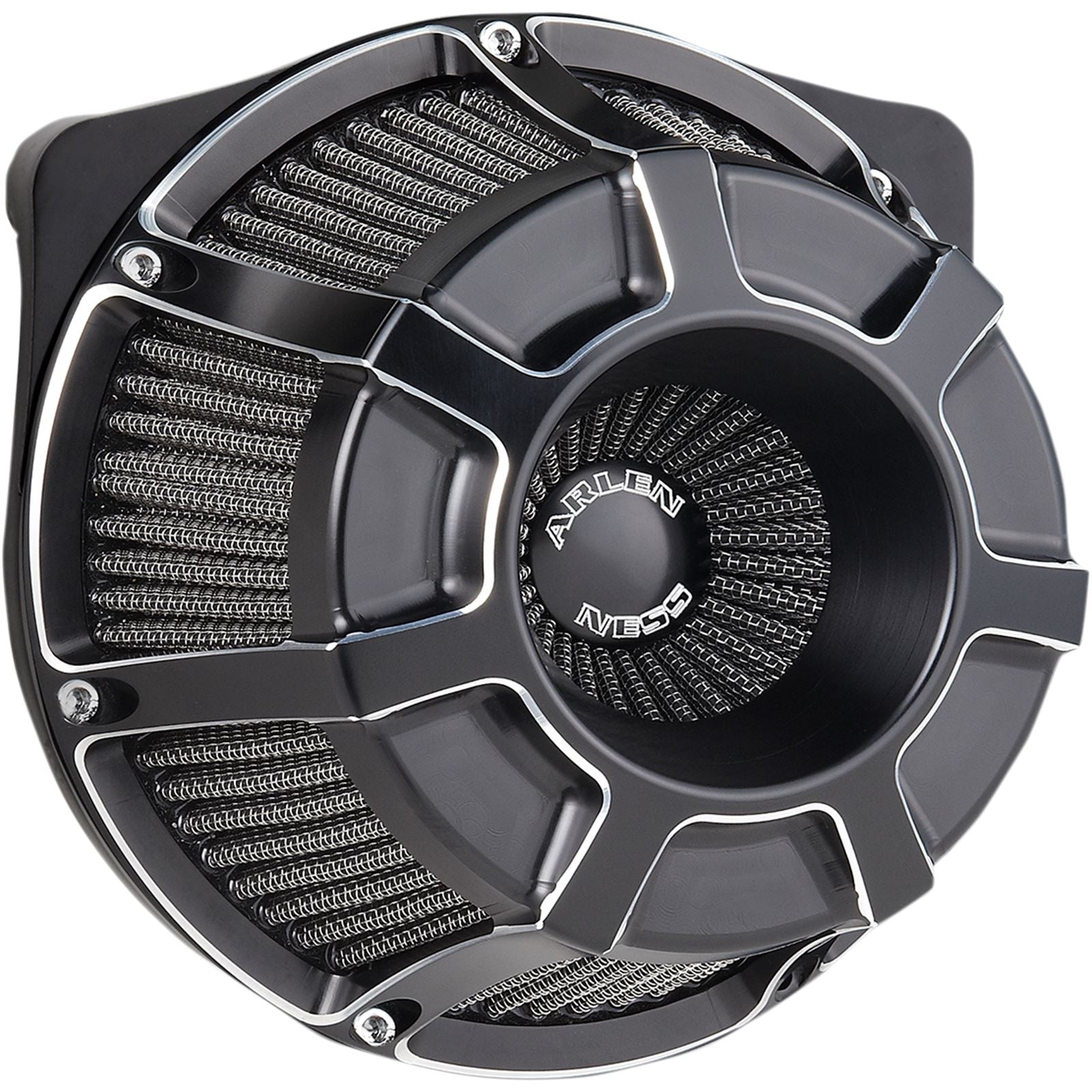 Arlen Ness Air Cleaner Beveled  - '17-18FL Black 18-919_344595
