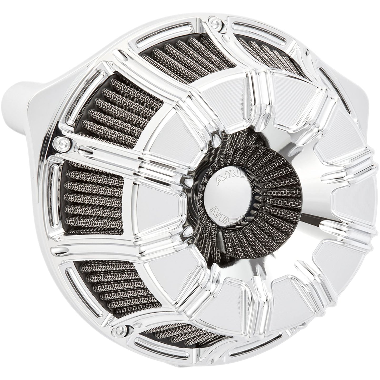 Arlen Ness Inverted Series Air Cleaner Kit 10-Gauge Chrome 18-946_344648