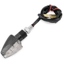 BikeMaster Narrow Arrow Head II LED Turn Signals Carbon 1-11/16" 101026-12CB_92282