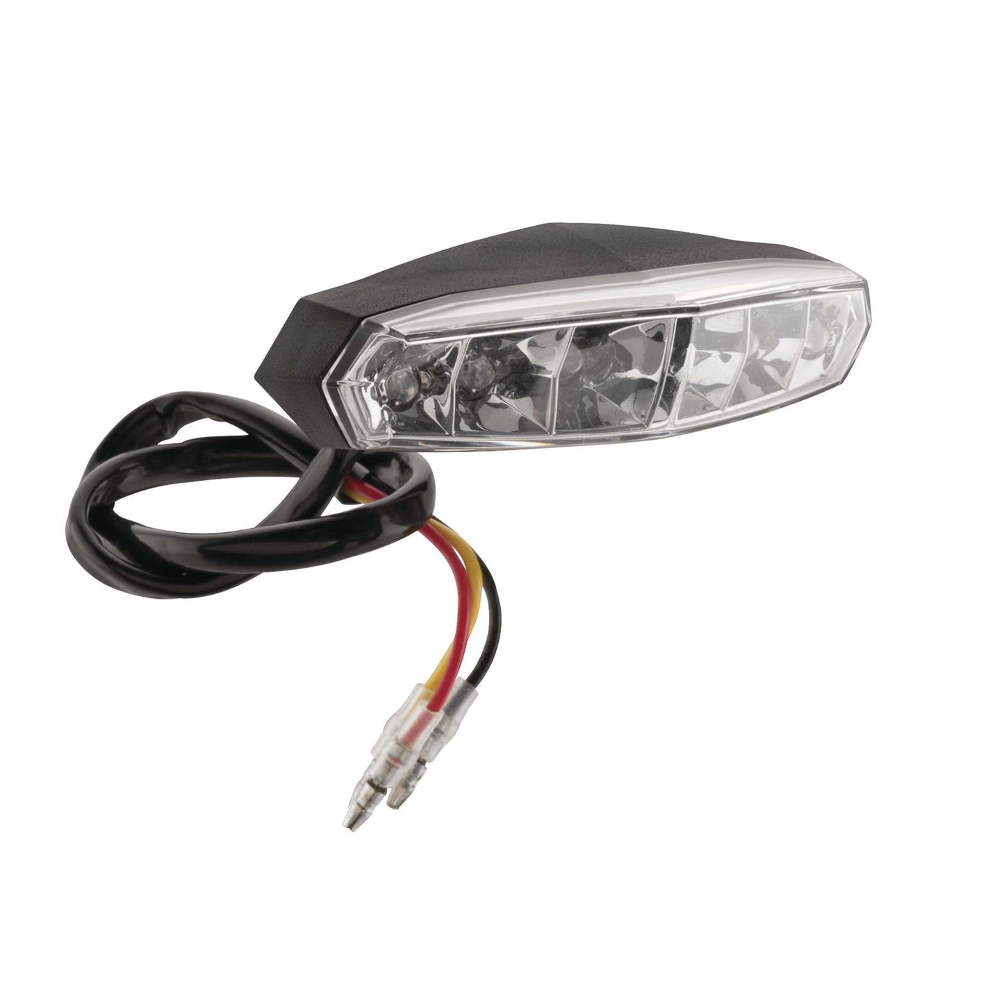 BikeMaster Mini-LED Taillight w/License Plate Light Red White 4" x 1-1/4" H 1-1/2" HB020R09_92306