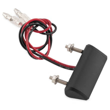 BikeMaster License Plate Light Black White 1-3/4" x 3/8" H 3/4" D HD006K01_92309