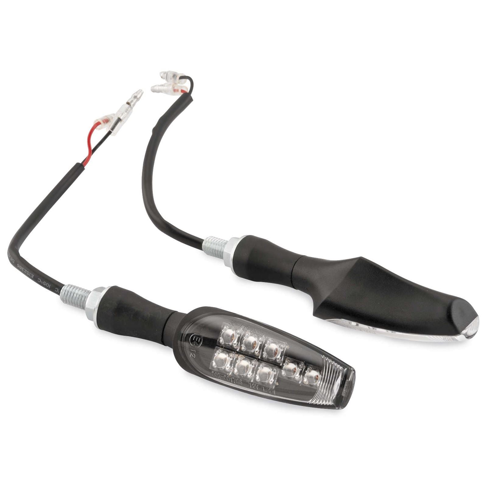 BikeMaster 8 LED Turn Signals Black 4" HE017K11_92310