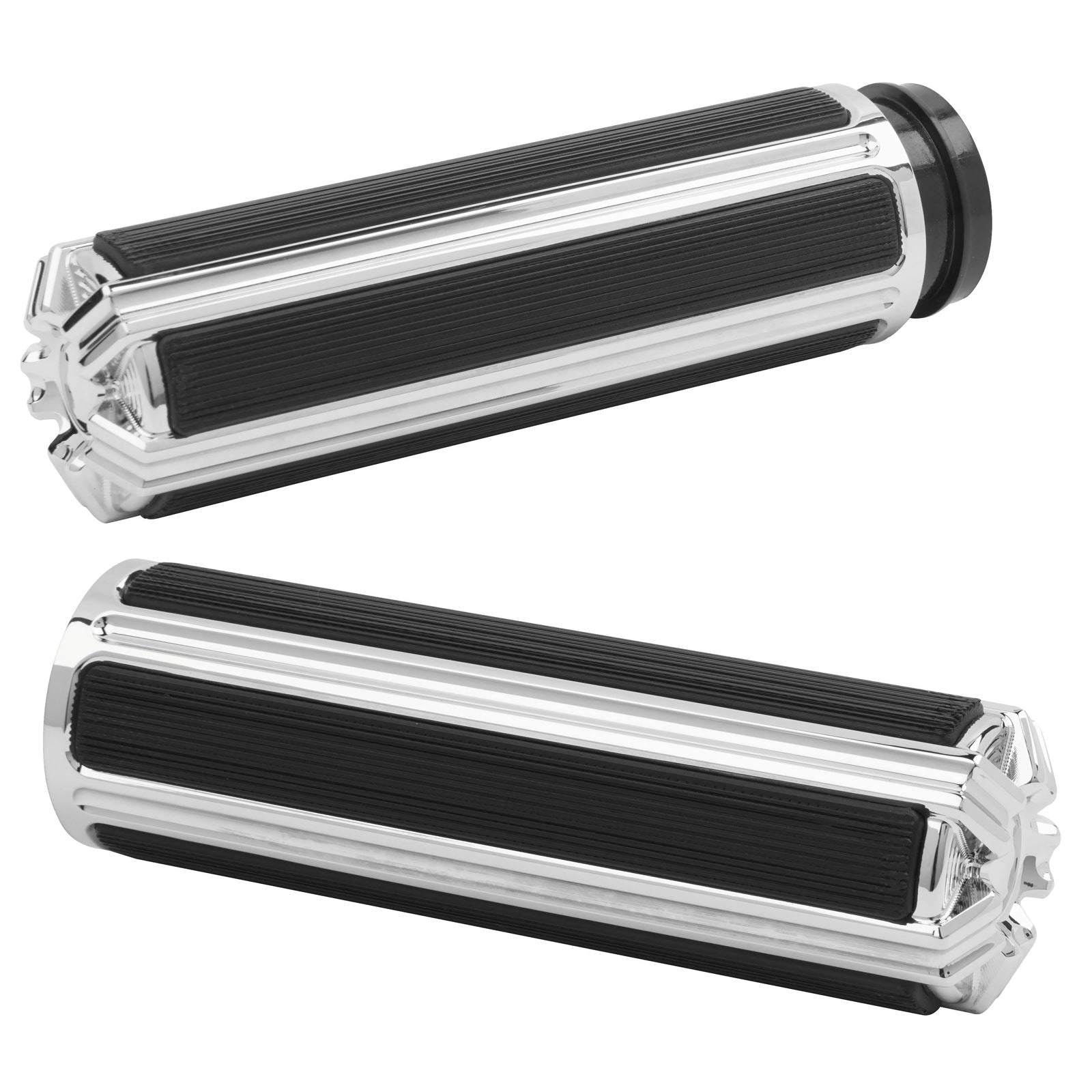 Arlen Ness Chrome 10-Gauge Grips for Indian Motorcycles 2014-2020 CLOSEOUT I-5000_92493