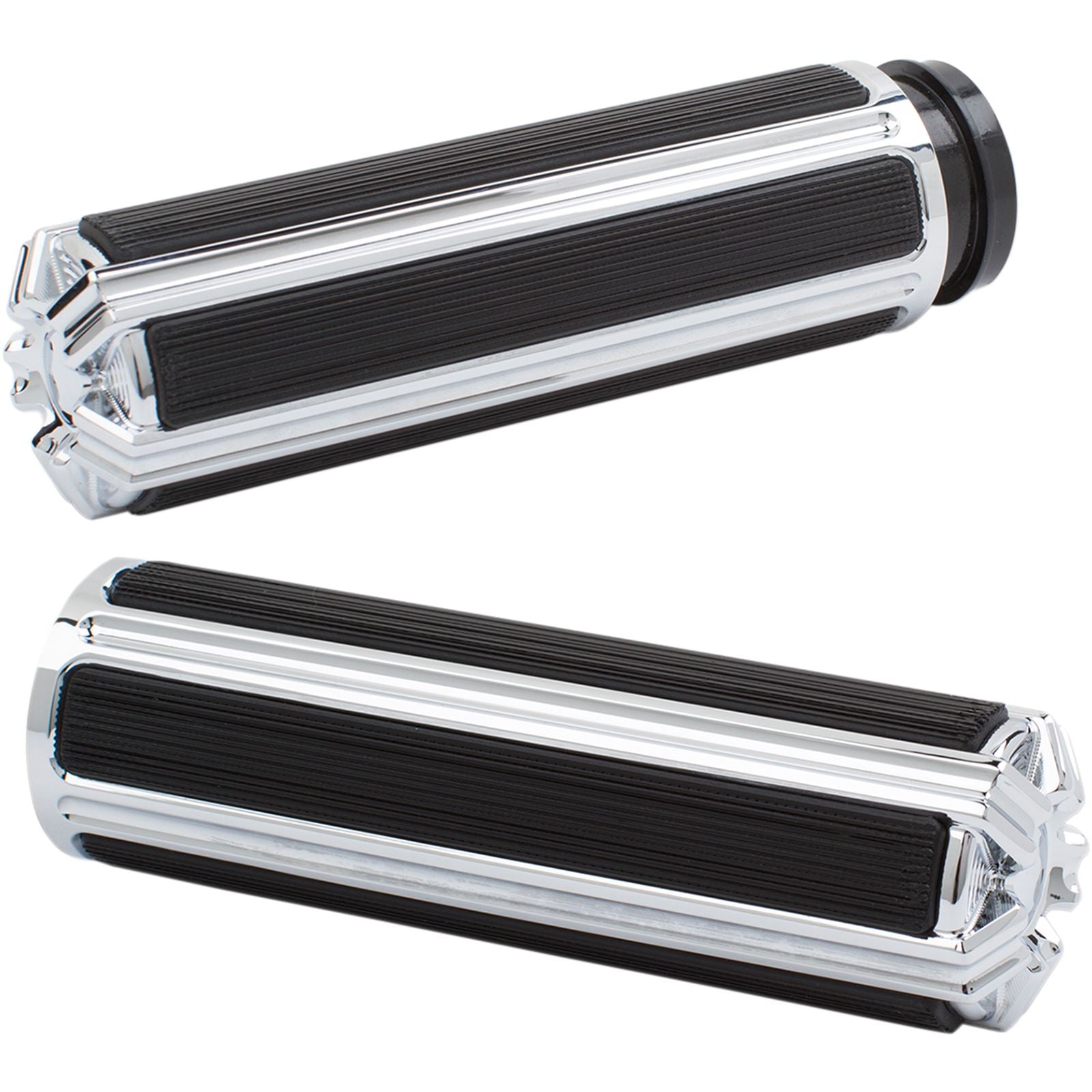 Arlen Ness Chrome 10-Gauge Grips for Indian Motorcycles 2014-2020 CLOSEOUT I-5000_344198