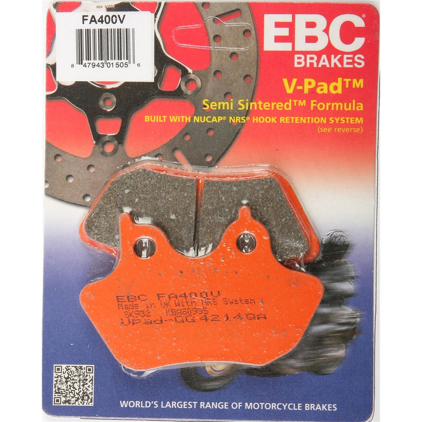 EBC Brakes Brake Pads V-Series FA400V_92523