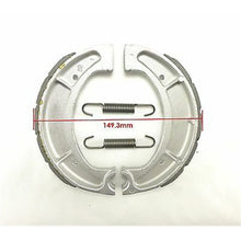 2FastMoto Rear Brake Shoes Grooved for Yamaha CS, DT, IT, RD, SR, XT, YZ [MPN: VB-228 / EBC510]_657648