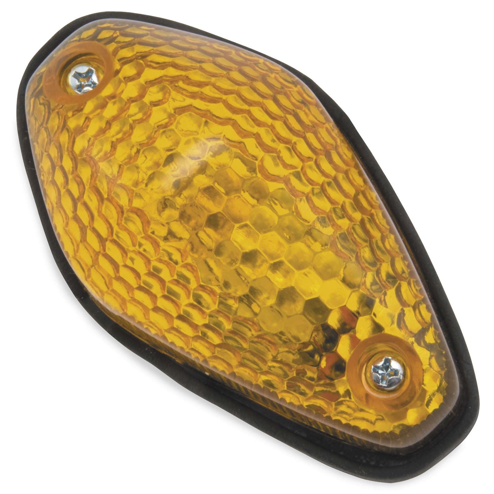 BikeMaster Mini-Tear Drop Flush Mount Marker Lights - Amber 25-8058_92561