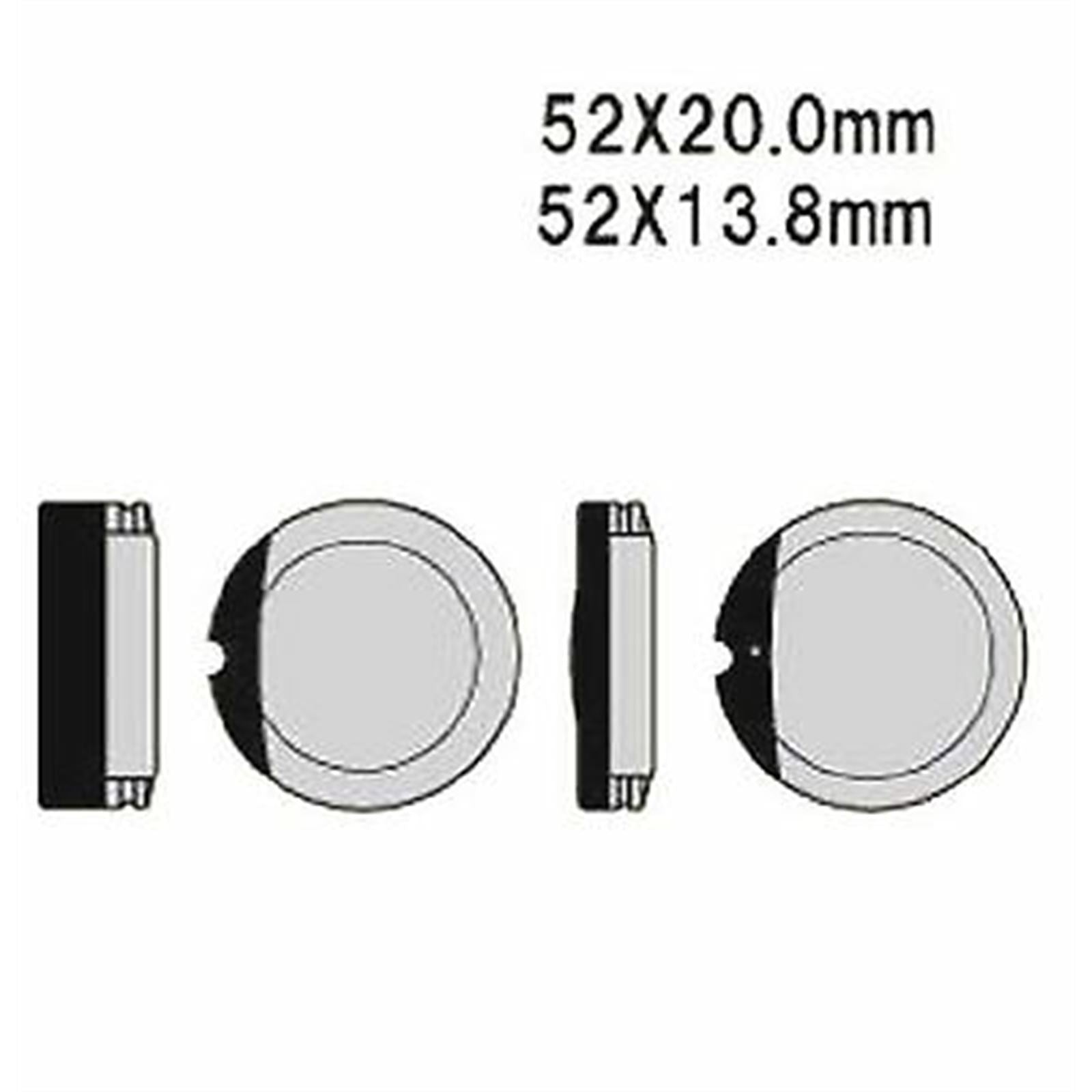 2FastMoto High Performance Front Disc Brake Pads FA13V for Honda 45102-393-700_631846