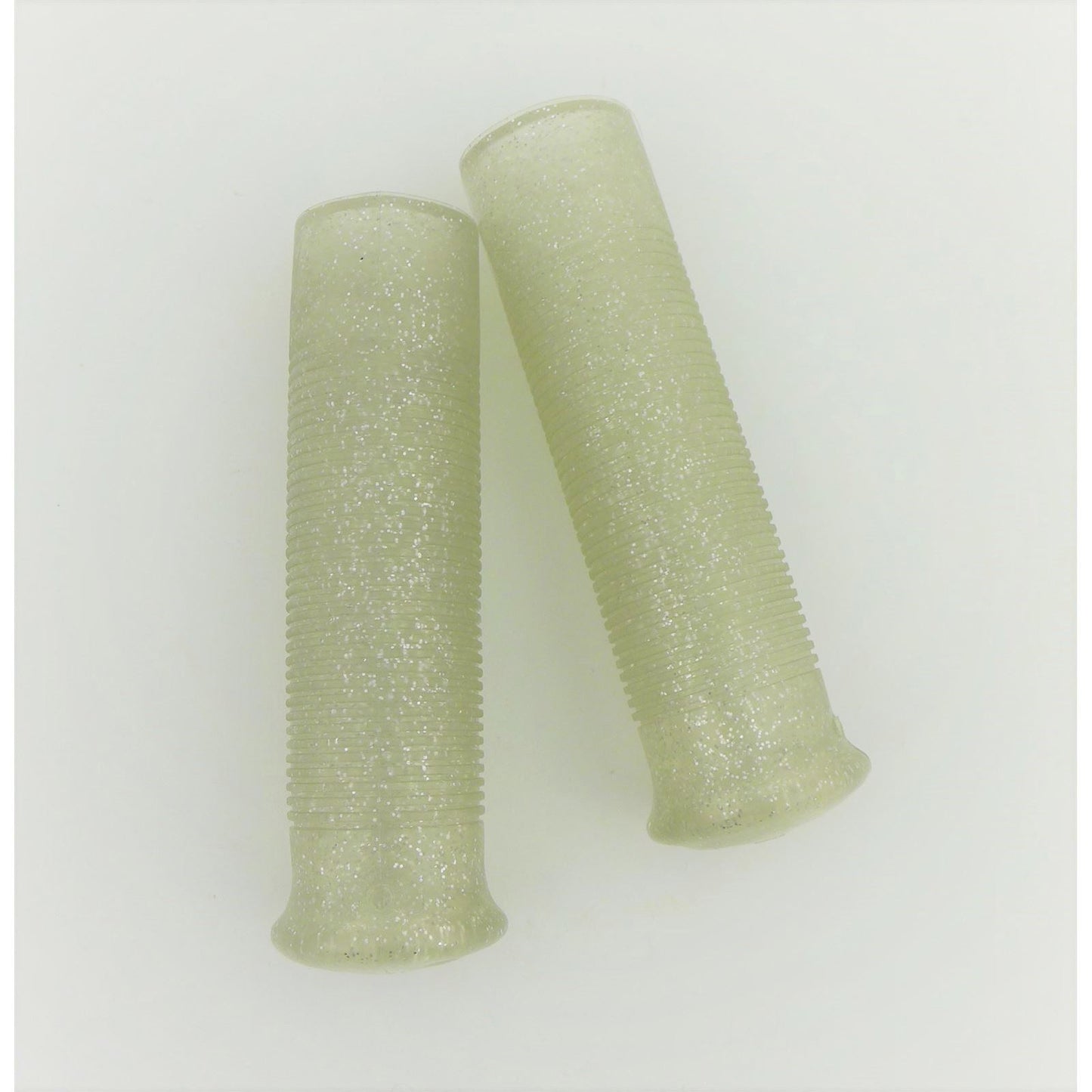 2FastMoto Jackhammer Style Grips 7/8" for Motorcycles & ATVs Clear Metal Flake 01-21855W_1164840