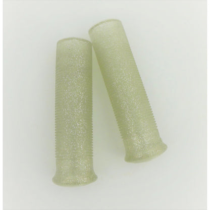 2FastMoto Jackhammer Style Grips 7/8" for Motorcycles & ATVs Clear Metal Flake 01-21855W_1164840