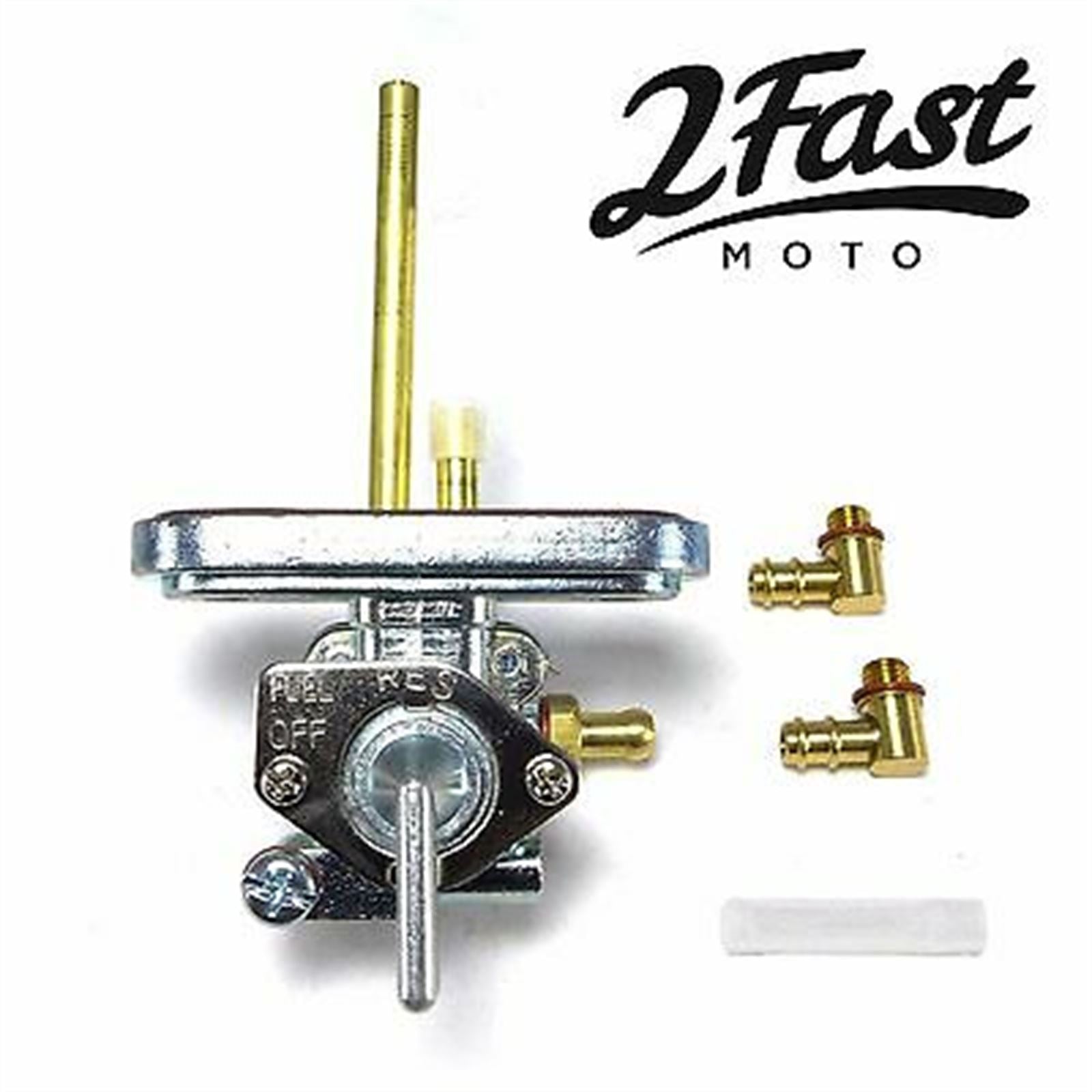 2FastMoto Petcock Gravity Feed Fuel Valve Right or Left for Yamaha XS Models 447-24500-02_630814