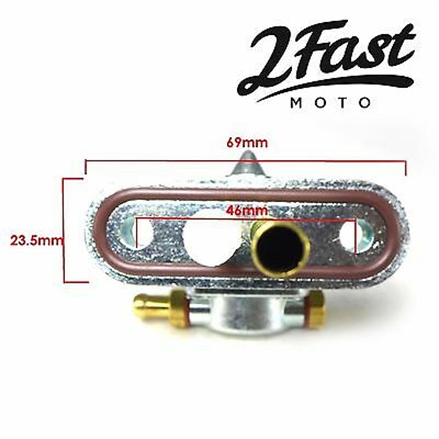 2FastMoto Petcock Gravity Feed Fuel Valve Right or Left for Yamaha XS Models 447-24500-02_630811