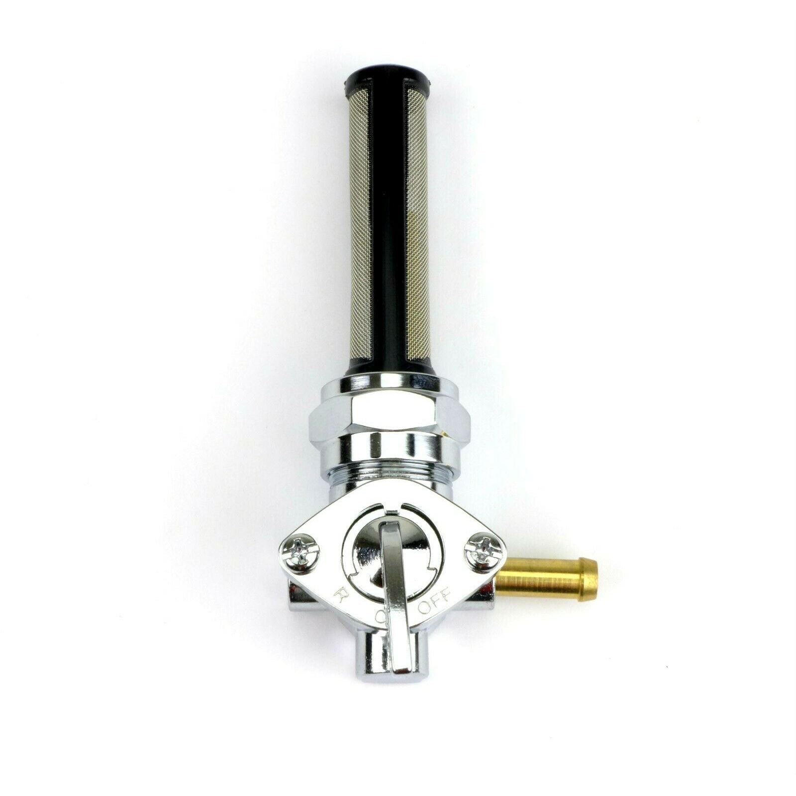 2FastMoto Petcock Fuel Valve 22mm Thread 5/16" - Chrome for Harley  62167-81_666284