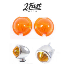 2FastMoto Amber Replacement Lens for Bullet Zepplin 43-3026F_860045
