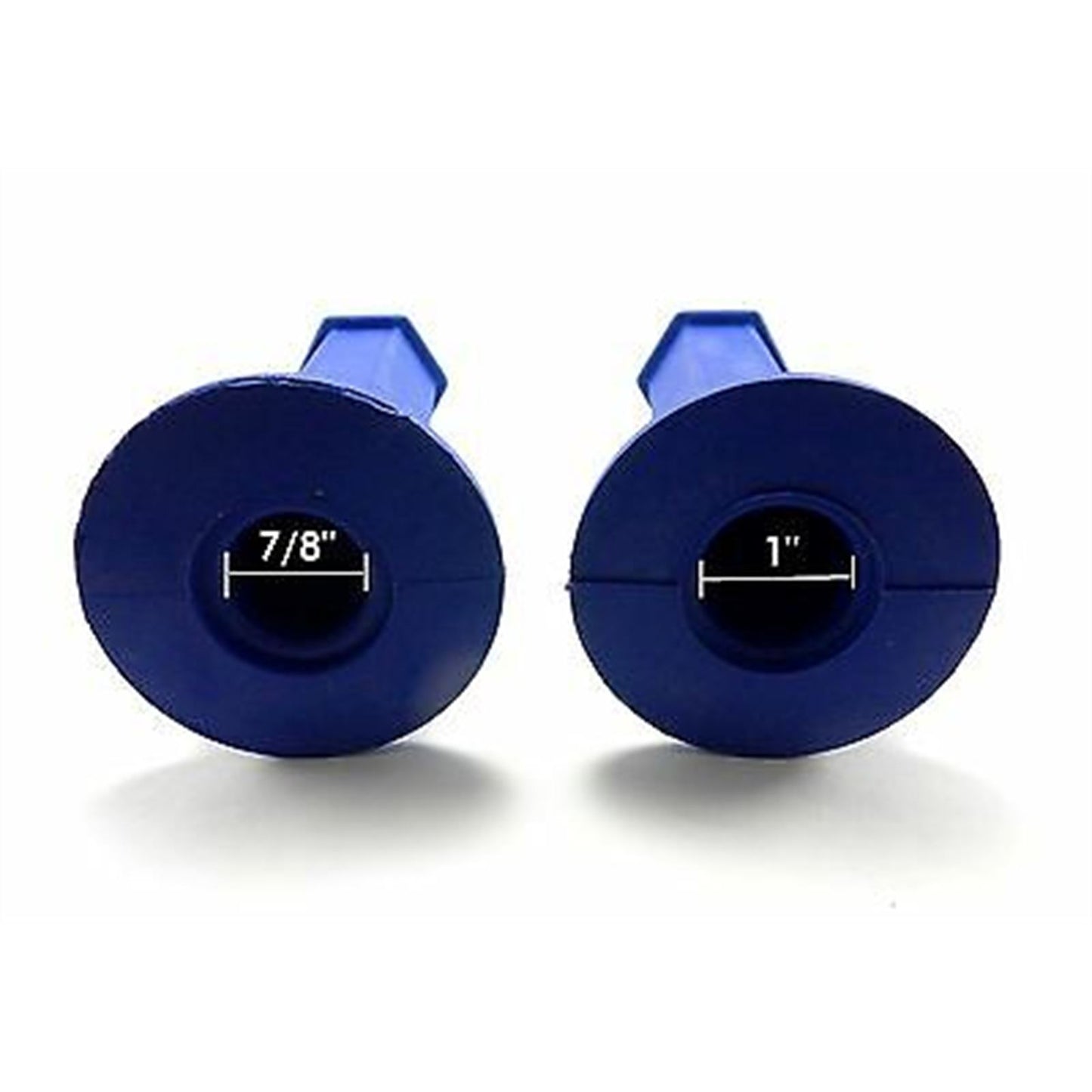 2FastMoto Vintage Motocross MX Blue Six-Sided Hex Shape 7/8" Grips  2fm-01-2129bu_635805
