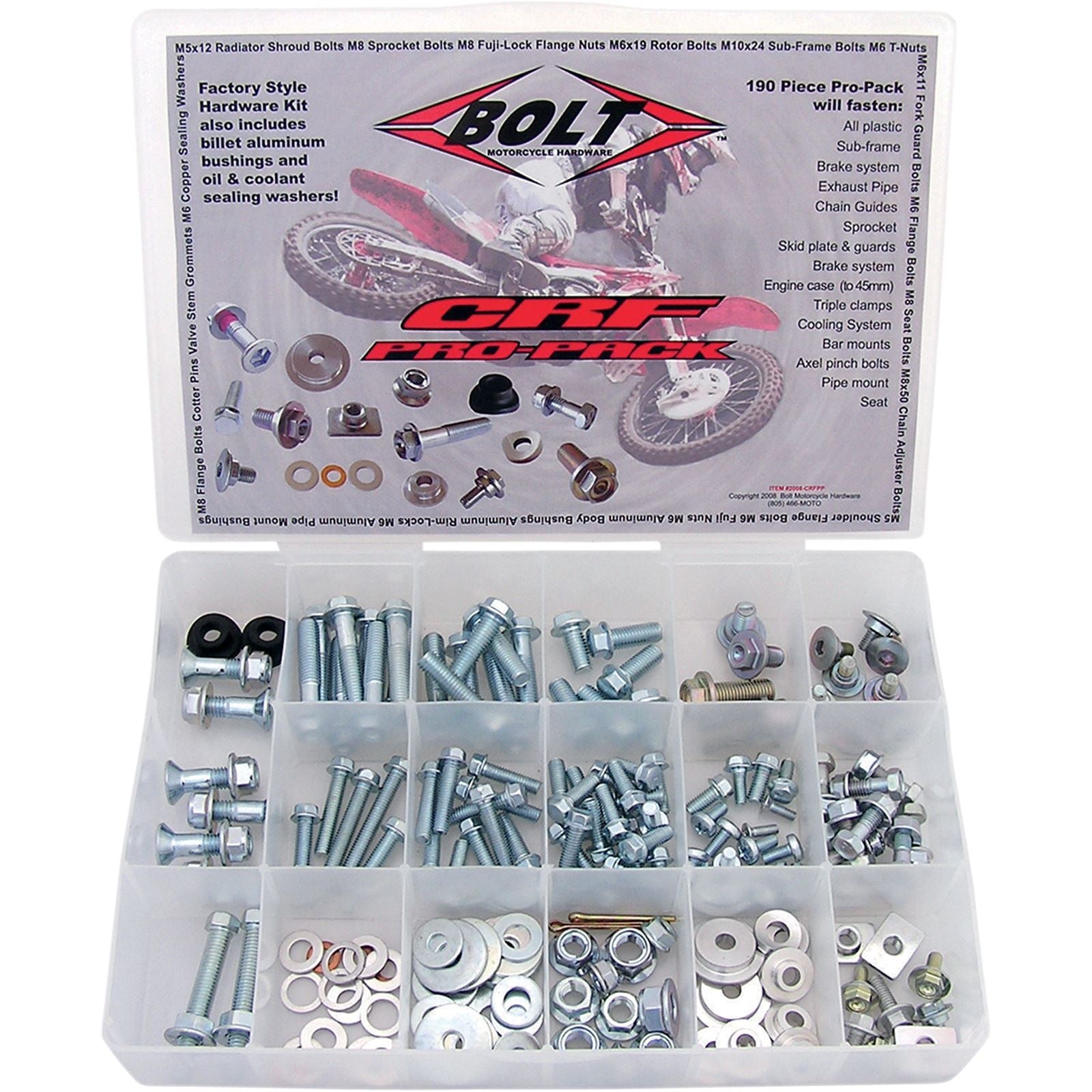 Bolt MC Hardware CR/CRF Pro-Pack 2008-CRFPP_354245