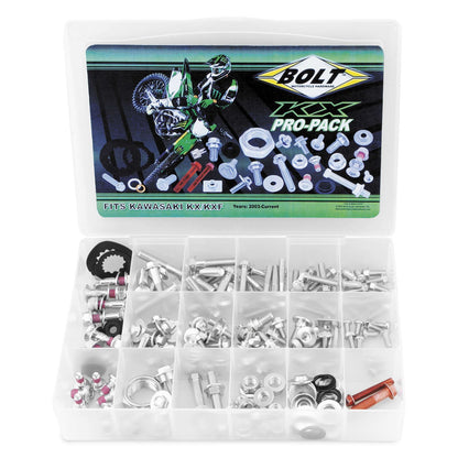 Bolt MC Hardware Pro-Pack For Kawasaki KX/KXF BMH-KXPP_92866