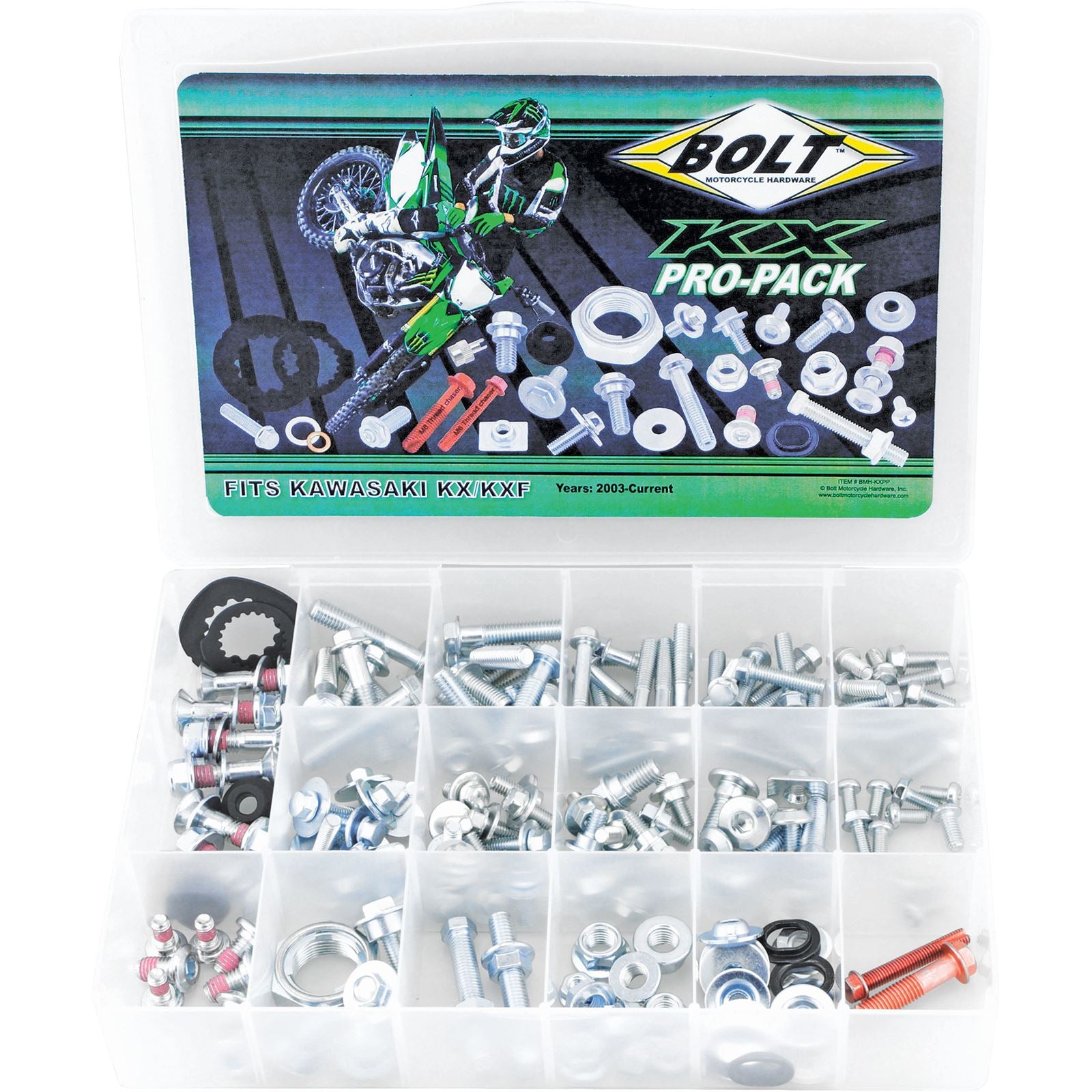 Bolt MC Hardware Pro-Pack For Kawasaki KX/KXF BMH-KXPP_92867