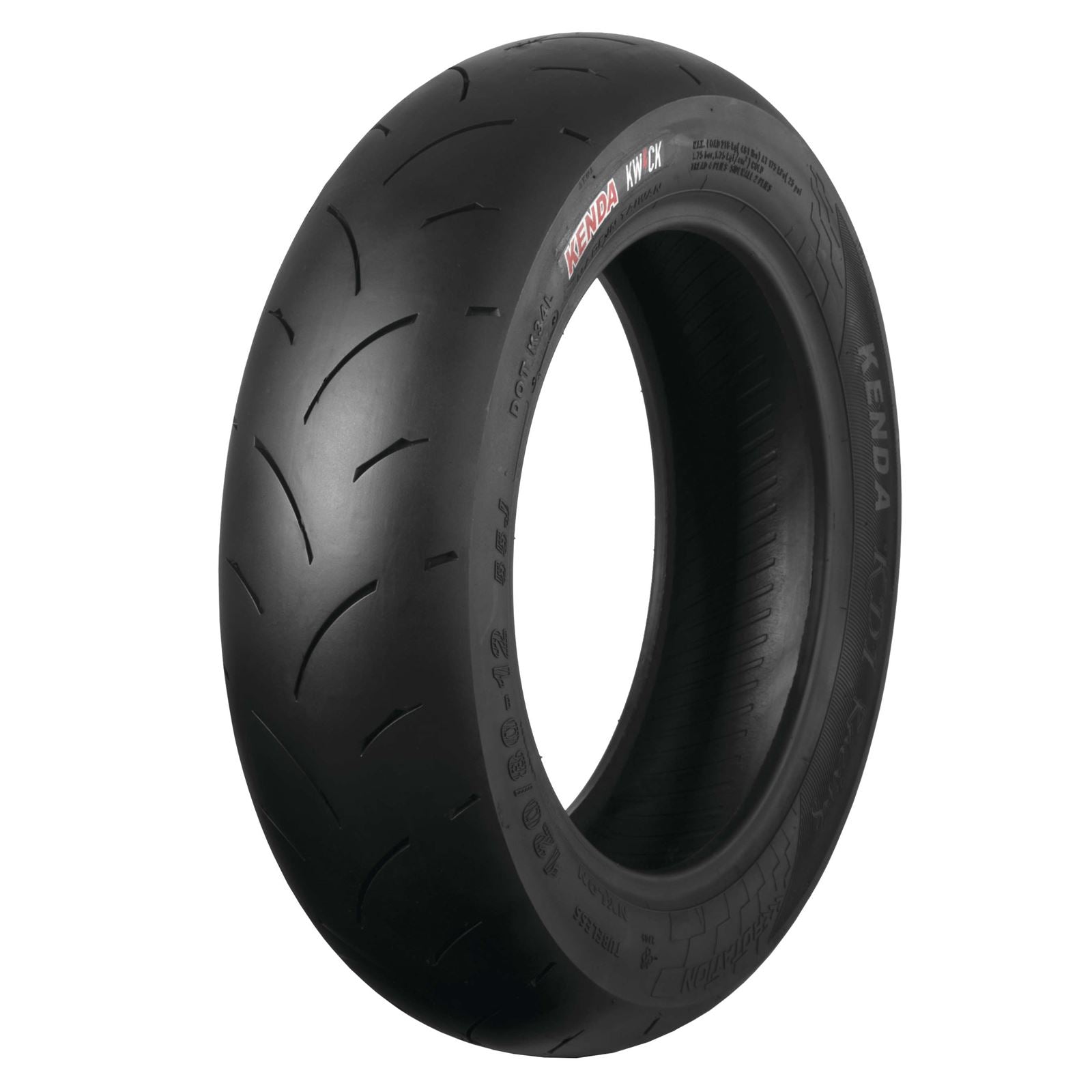 Kenda - Powersports Kwick KD1 Scooter Tire 120/70-12 - Bias - Front - 51L 04KD1F120031_505729