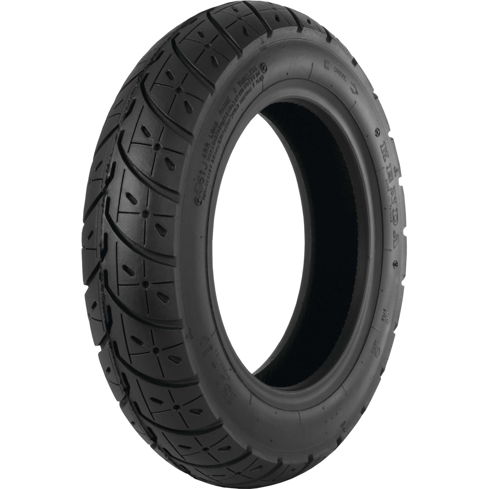 Kenda - Powersports K329 Scooter Tire - Front or Rear - Tube Type 2.50-10 TT- 4-Ply 33J 043291032B0_92885