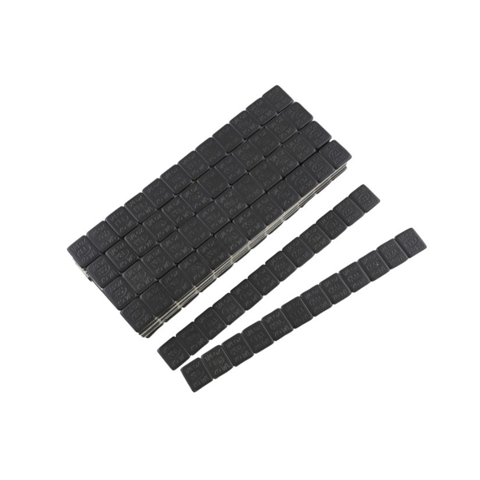 K&L Wheel Weights - Steel - Stick-On - Black - 360-Pieces [MPN: 32-8124]_1164880