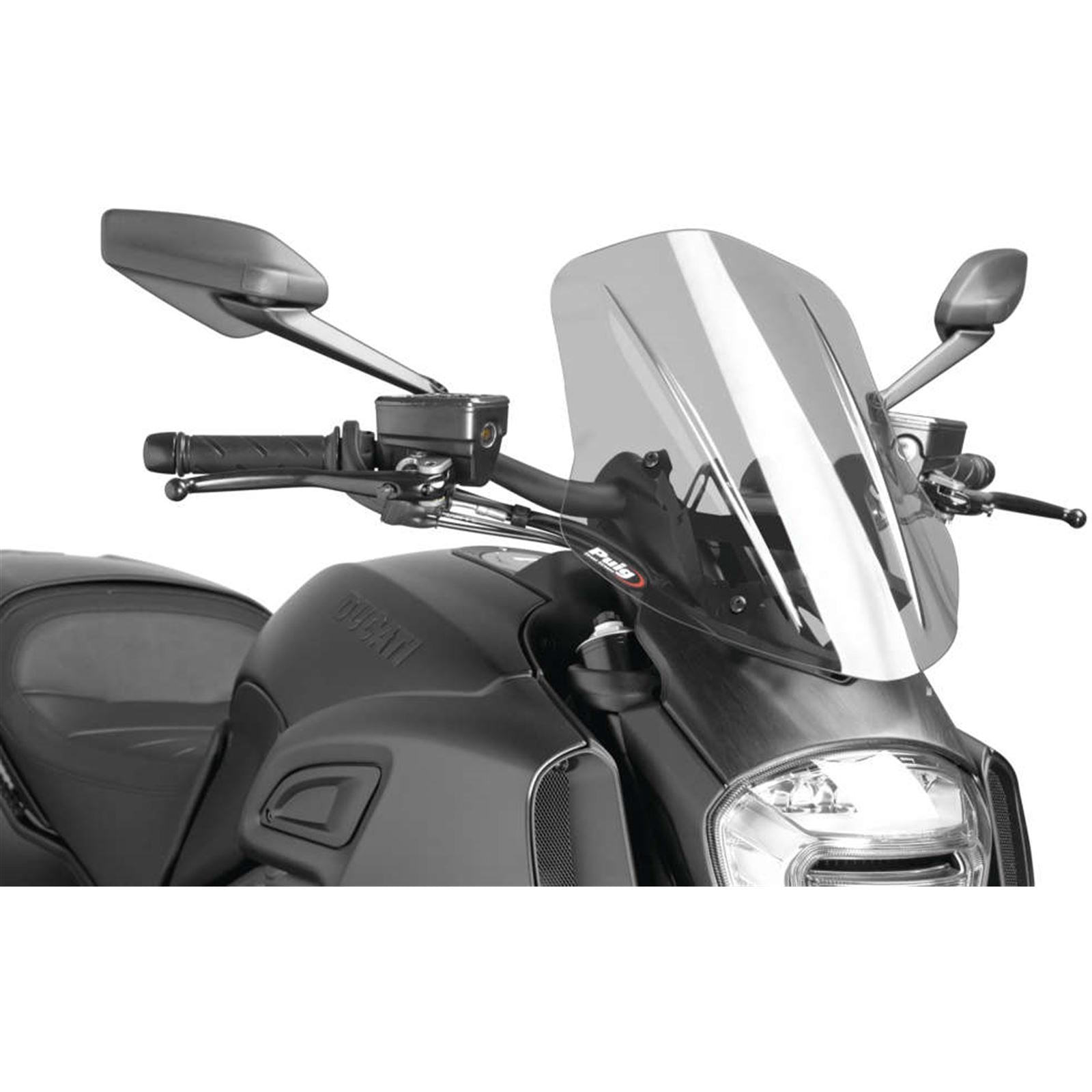 Puig New Generation Windscreen - Smoke - Diavel [MPN: 7570H]_93490