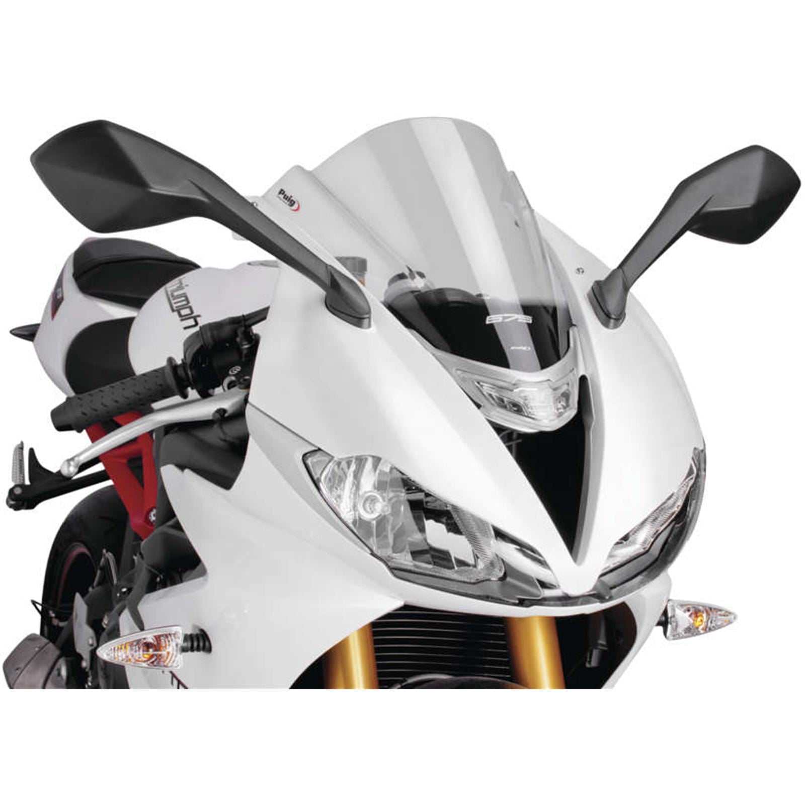 Puig Windscreen Racing Clear for Triumph 6498W_93531