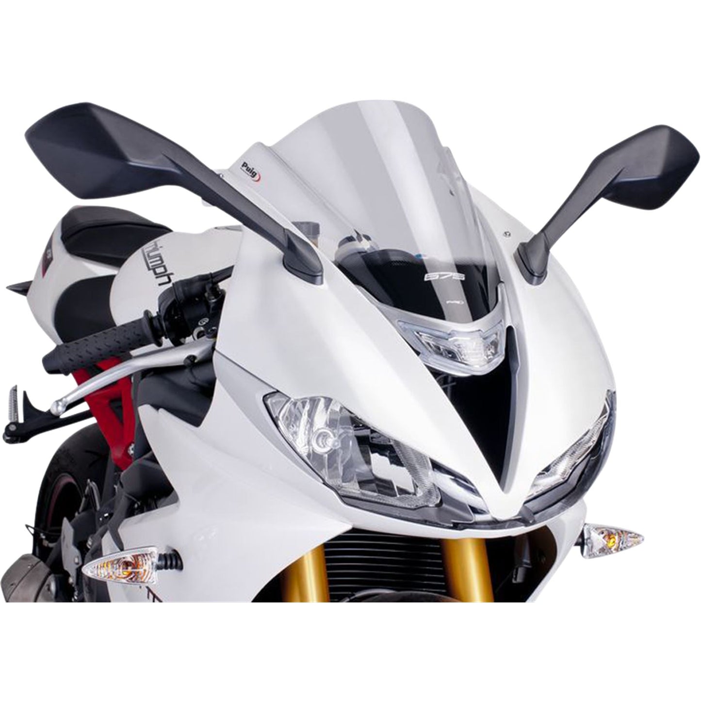 Puig Windscreen Racing Clear for Triumph 6498W_461402