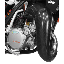 PC Carbon Carbon Fiber Pipe Guard for Gas Gas/ Husqvarna/ KTM [MPN: 101030]_93751