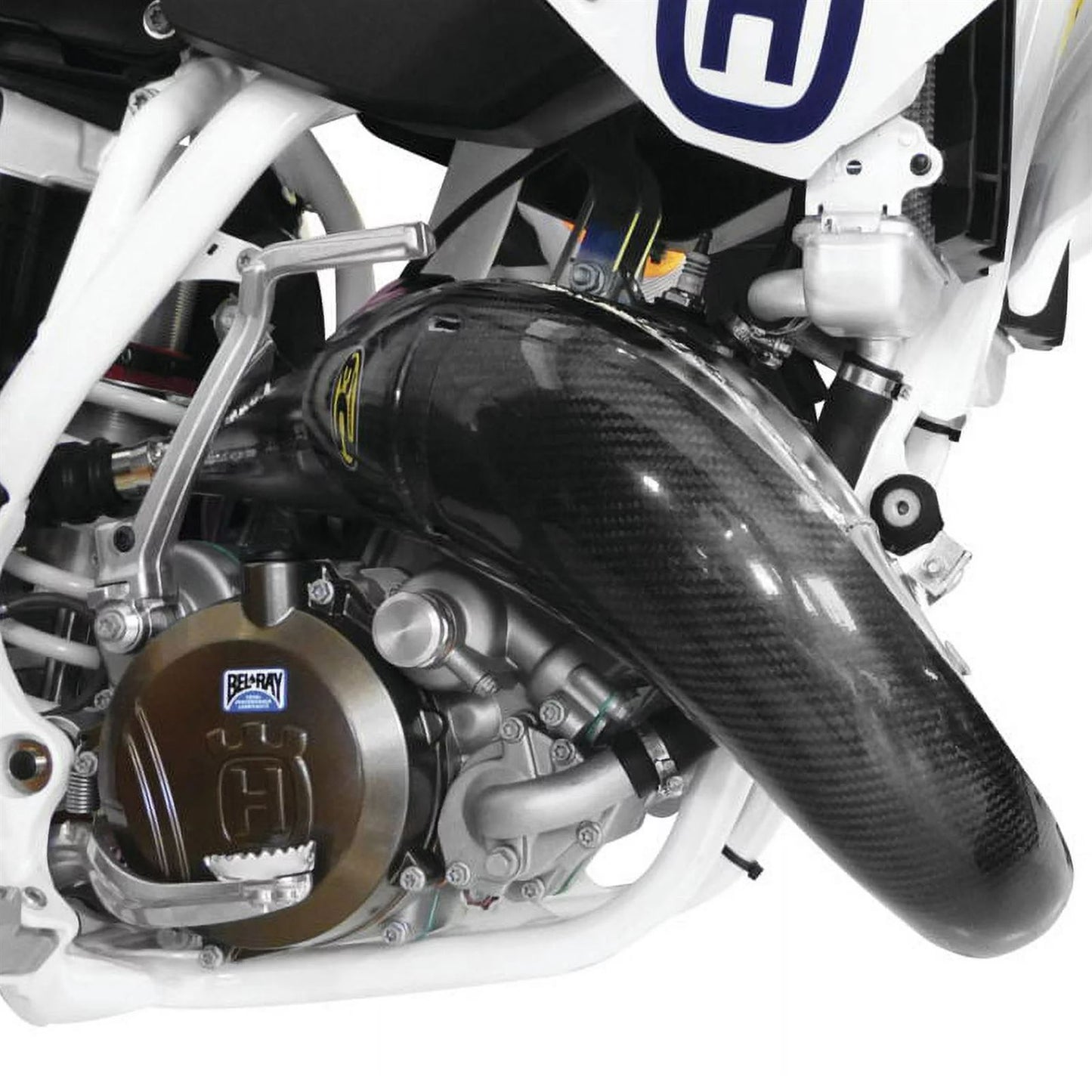 PC Carbon CF Pipe Guard for Husqvarna [MPN: 103062]_1484209