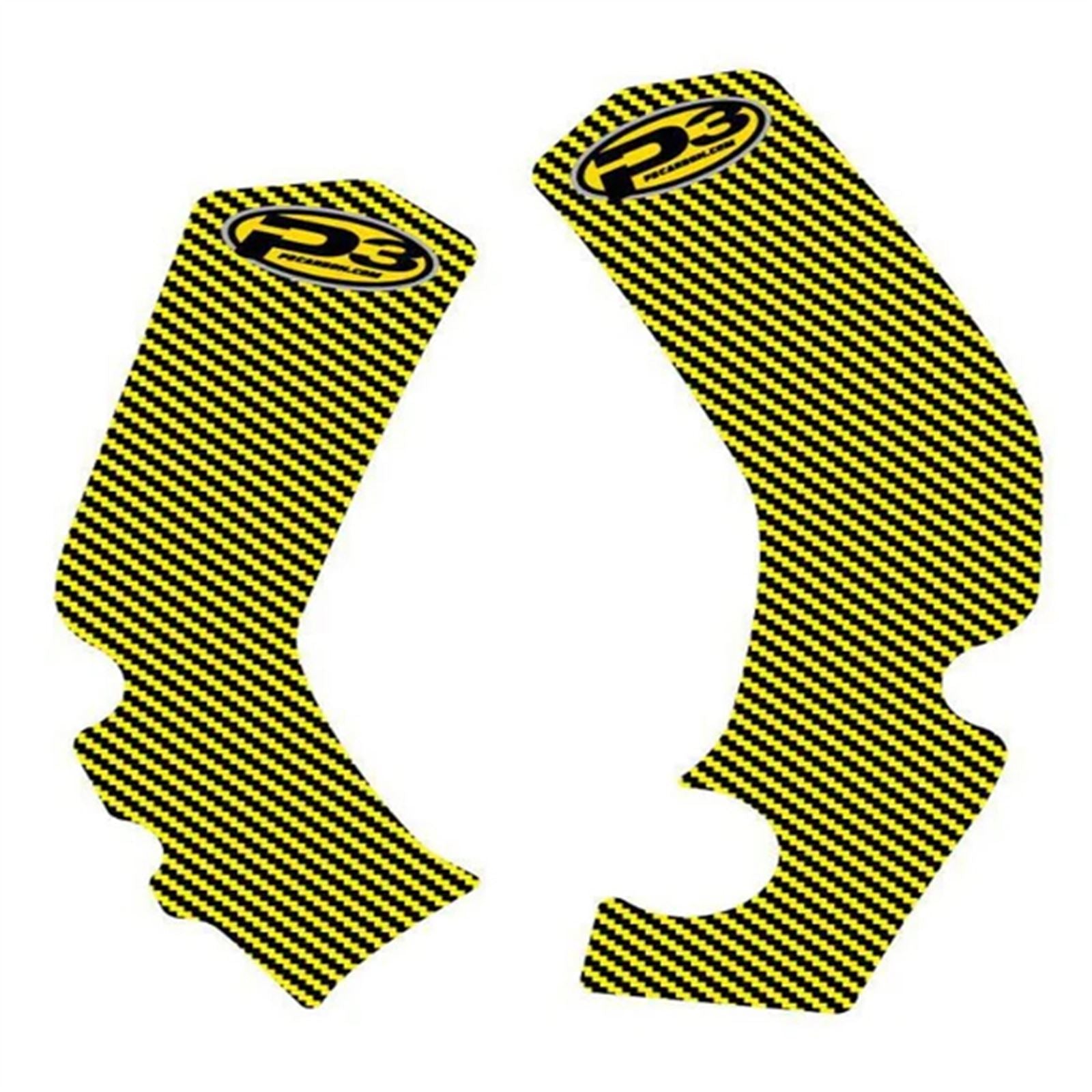 PC Carbon Grip Guards Frame Protectors - Yellow [MPN: 748070-YEL]_1486177