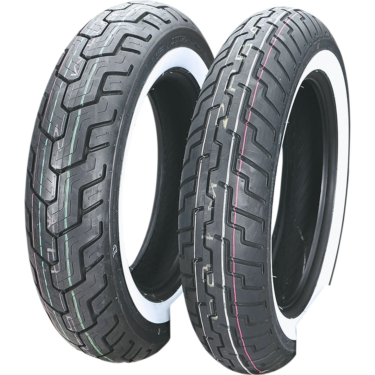 Dunlop Tire - D404 Rear - 150/90-15 - 74H - Wide - White - Wall Bias TL 45605050_375321