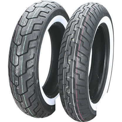 Dunlop Tire - D404 Rear - 150/90-15 - 74H - Wide - White - Wall Bias TL 45605050_375321