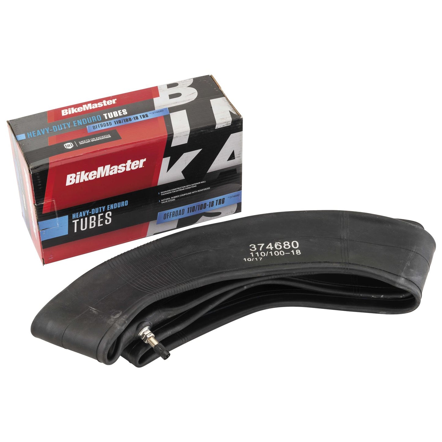 BikeMaster 110/100-18 TR6 Heavy-Duty Enduro Tube [MPN: 374680]_95143