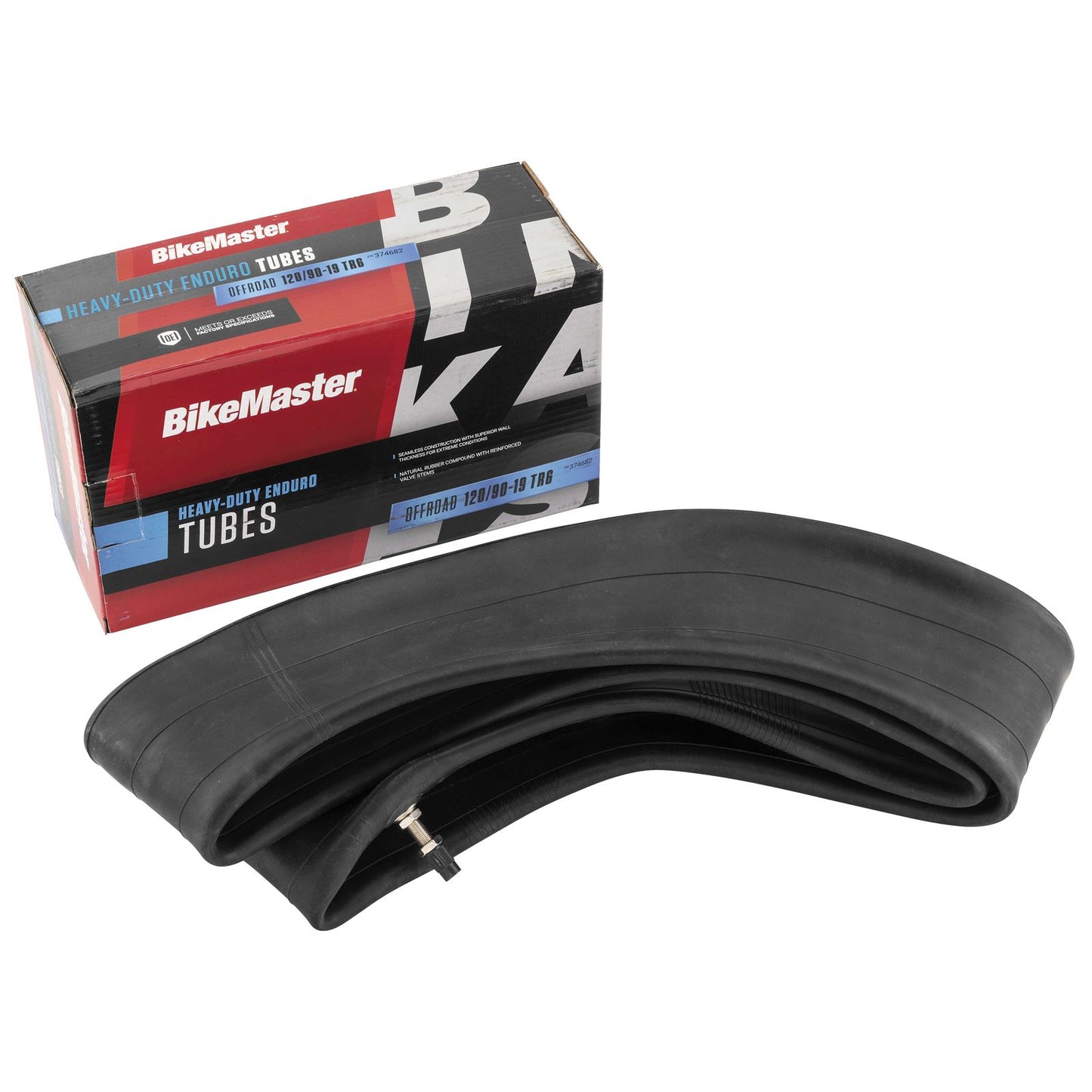 BikeMaster 120/90-19 TR6 Heavy-Duty Enduro Tube 374682_95145