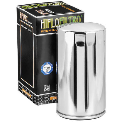 Hiflofiltro Oil Filter Chrome HF173C_95225