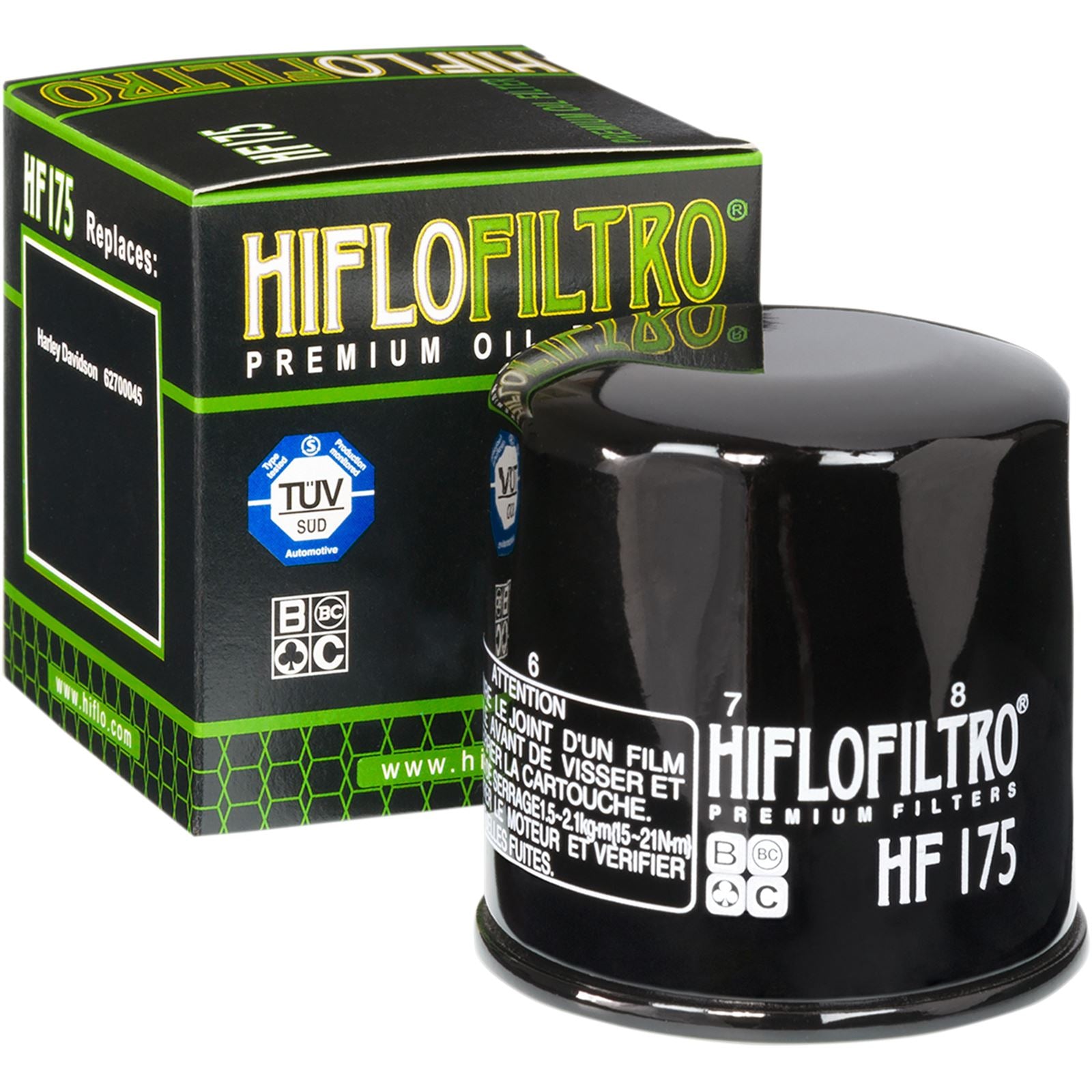 Hiflofiltro Oil Filter HF175_393158