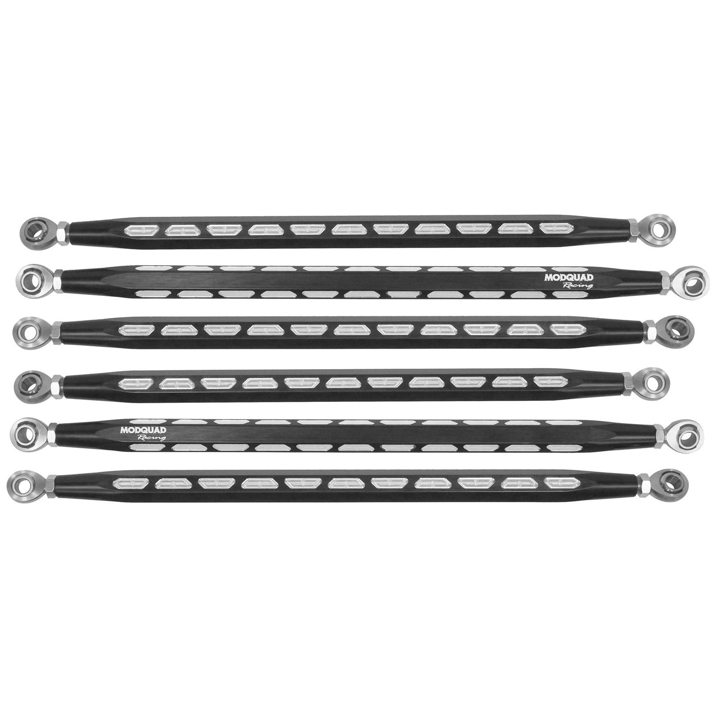 Modquad Hex Rear Radius Rods 64" for Can-Am Maverick - Black [MPN: CA-RR-X3DS-HEX]_95595
