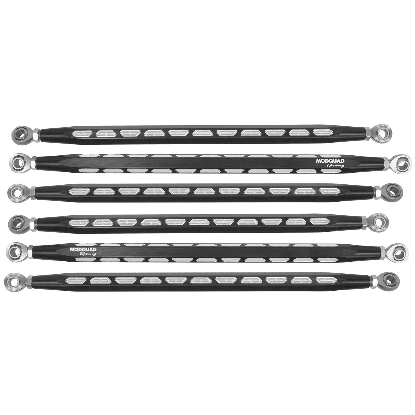 Modquad Hex Rear Radius Rods for Can-Am - 72" - Black [MPN: CA-RR-X3RS-HEX]_95596