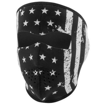 Zan Neoprene Full Mask Vintage Flat Black/White WNFM091_95632