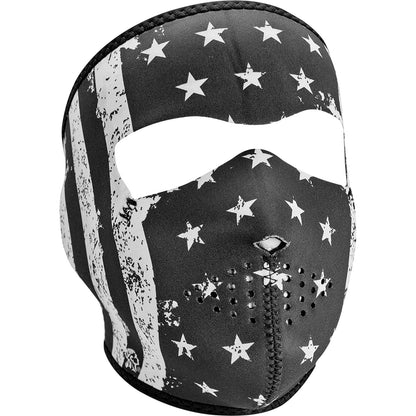 Zan Neoprene Full Mask Vintage Flat Black/White WNFM091_95633