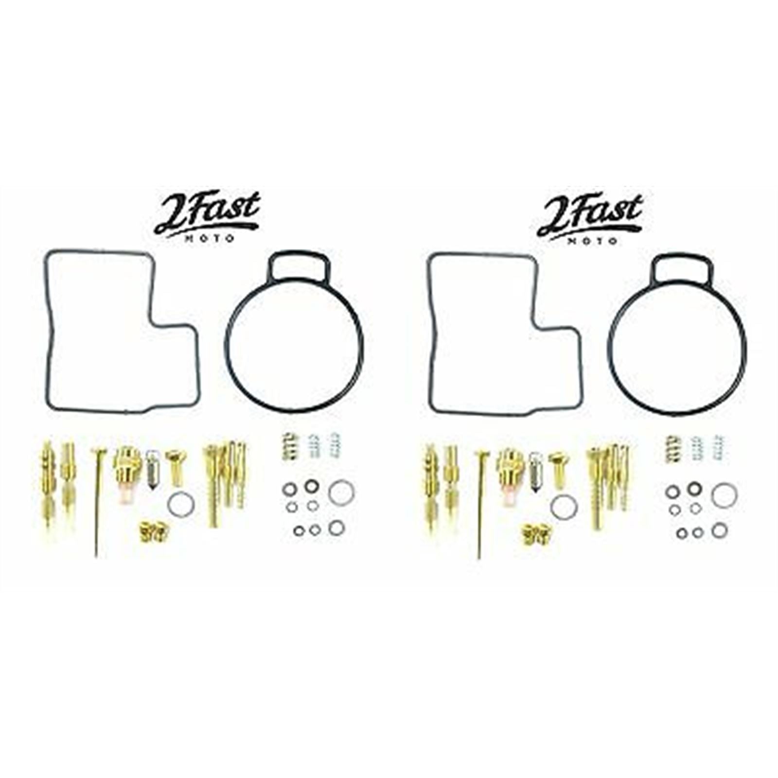 2FastMoto Carburetor Rebuild Repair Kit 2 pack for Honda GL1500 Goldwing 88-91  25-90985x2_628350